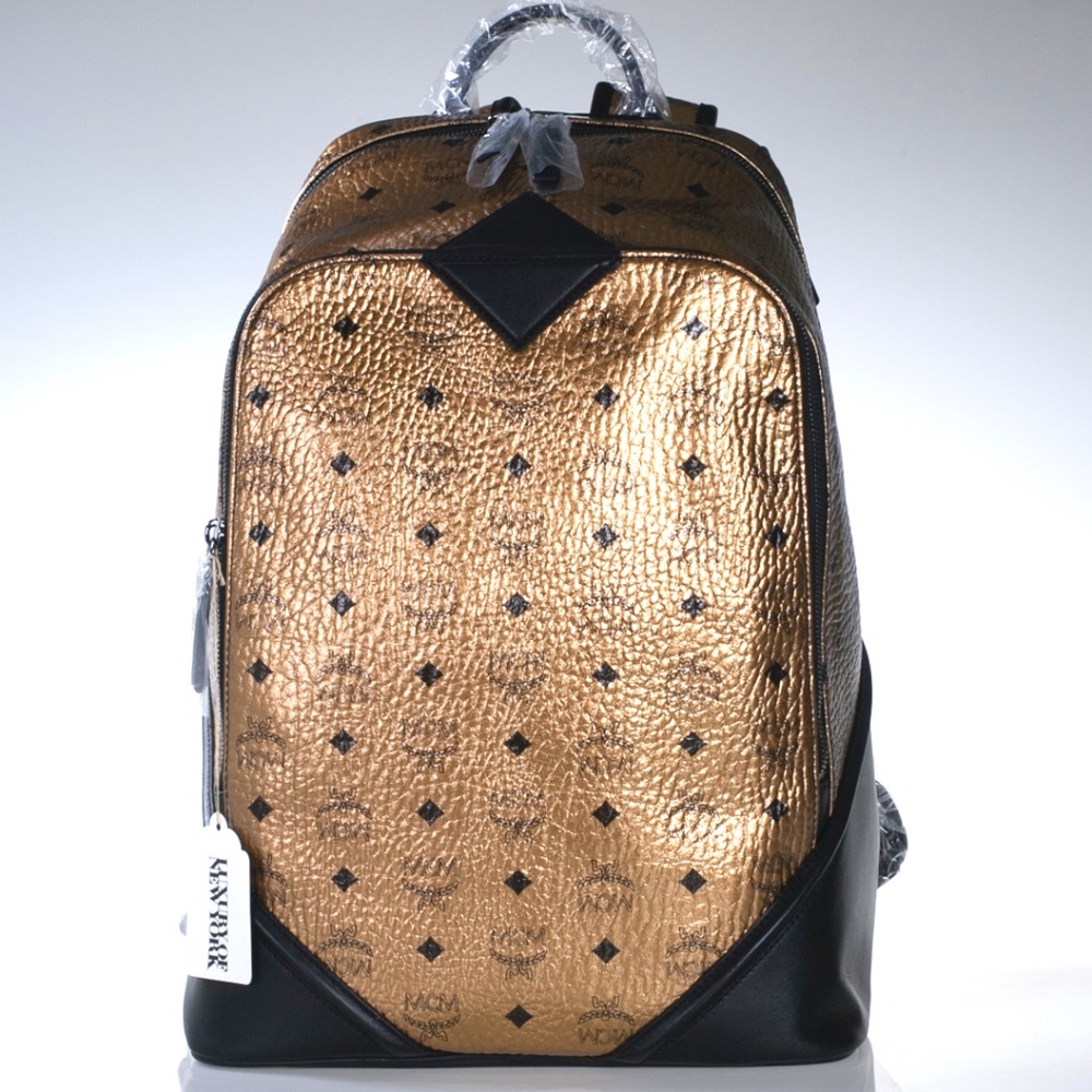MCM Duke Visetos Large Backpack